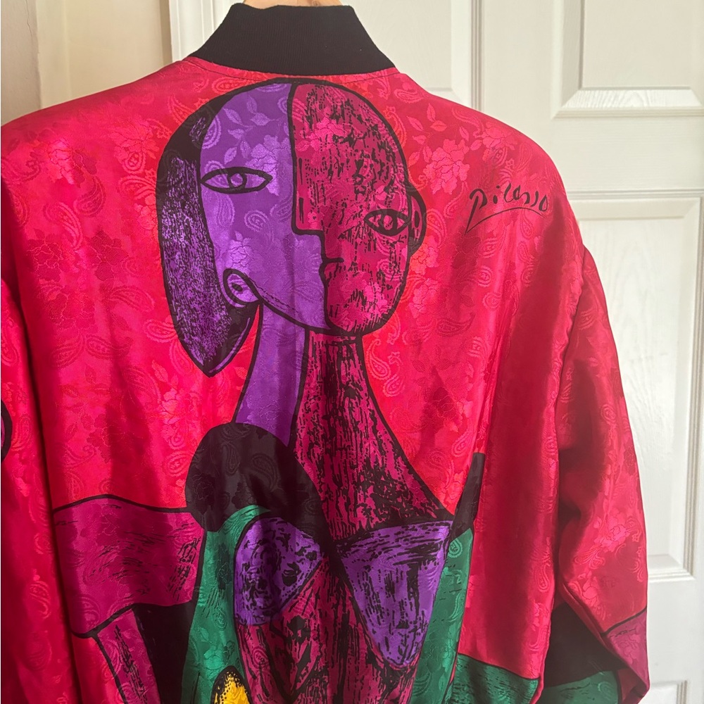 Picasso elevated shoulders jacket